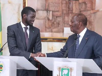 Les présidents Diomaye et ouattara veulent fédérer leurs actions