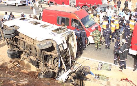 Accident à Ndangalma : Un mort et six blessés, dont deux gravement touchés, ce dimanche